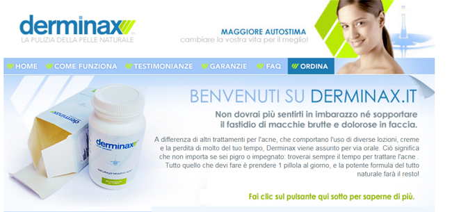 Derminax Homepage