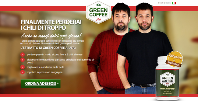Green Coffee Plus Homepage