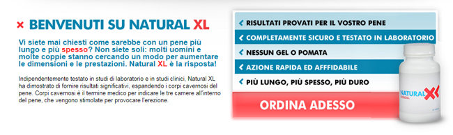 Natural XL Homepage