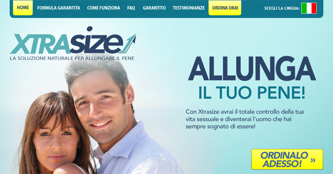 XtraSize Homepage